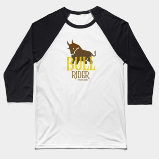 Bull Rider One Baseball T-Shirt